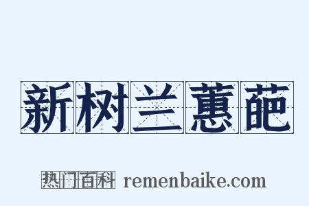 新树兰蕙葩是什么意思的图片